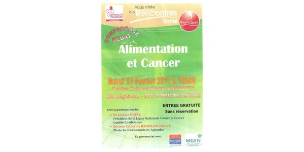 Image:Conférence-débat : Alimentation et cancers