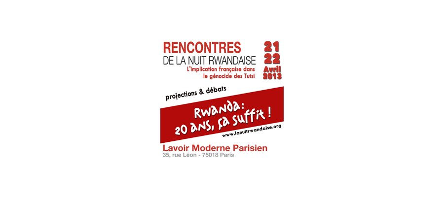 Image:Rwanda - implication française dans le génocide : Les Rencontres de La Nuit rwandaise
