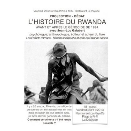 Projection-débat sur le Rwanda à La Désirade avec Jean-Luc Galabert