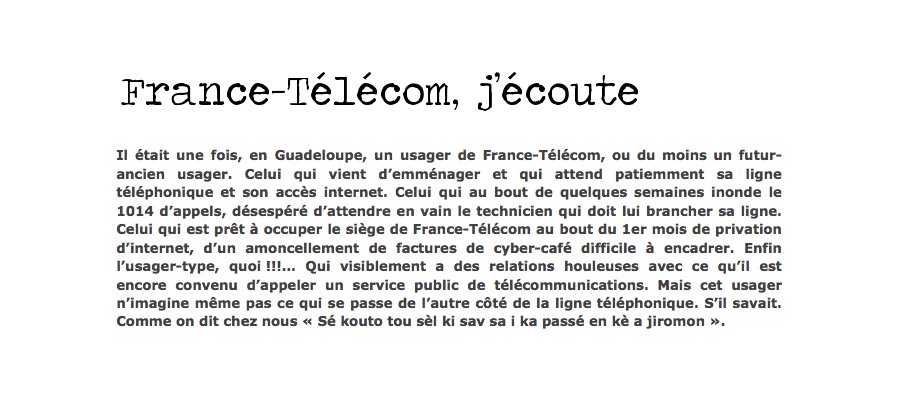 Image:France-Télécom : j'écoute !